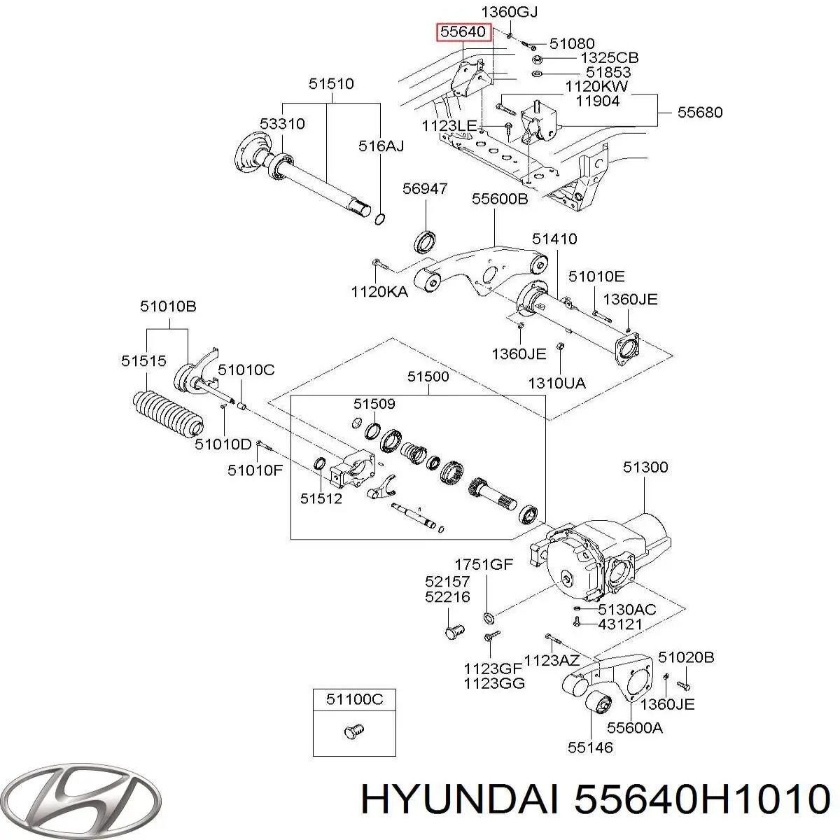 55640H1010 Hyundai/Kia 