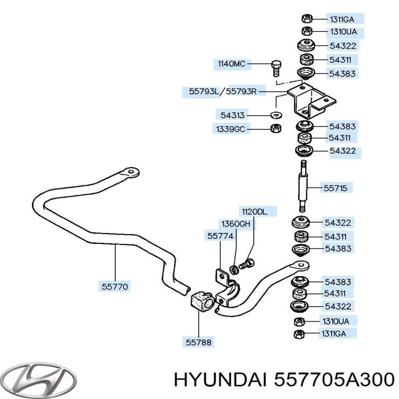  Hyundai/Kia 557705A300 цена, от 54.18 USD