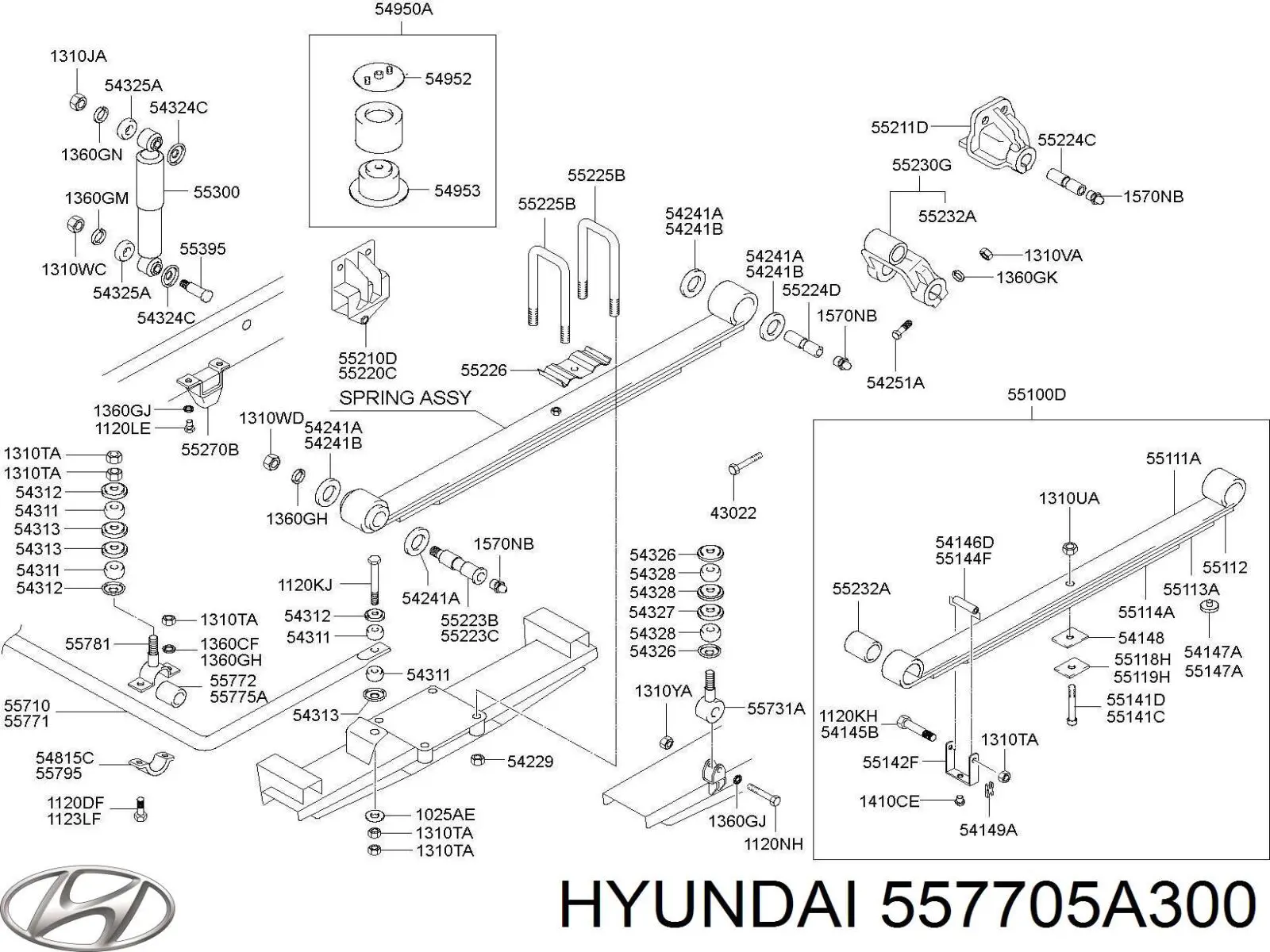 557705A300 Hyundai/Kia 