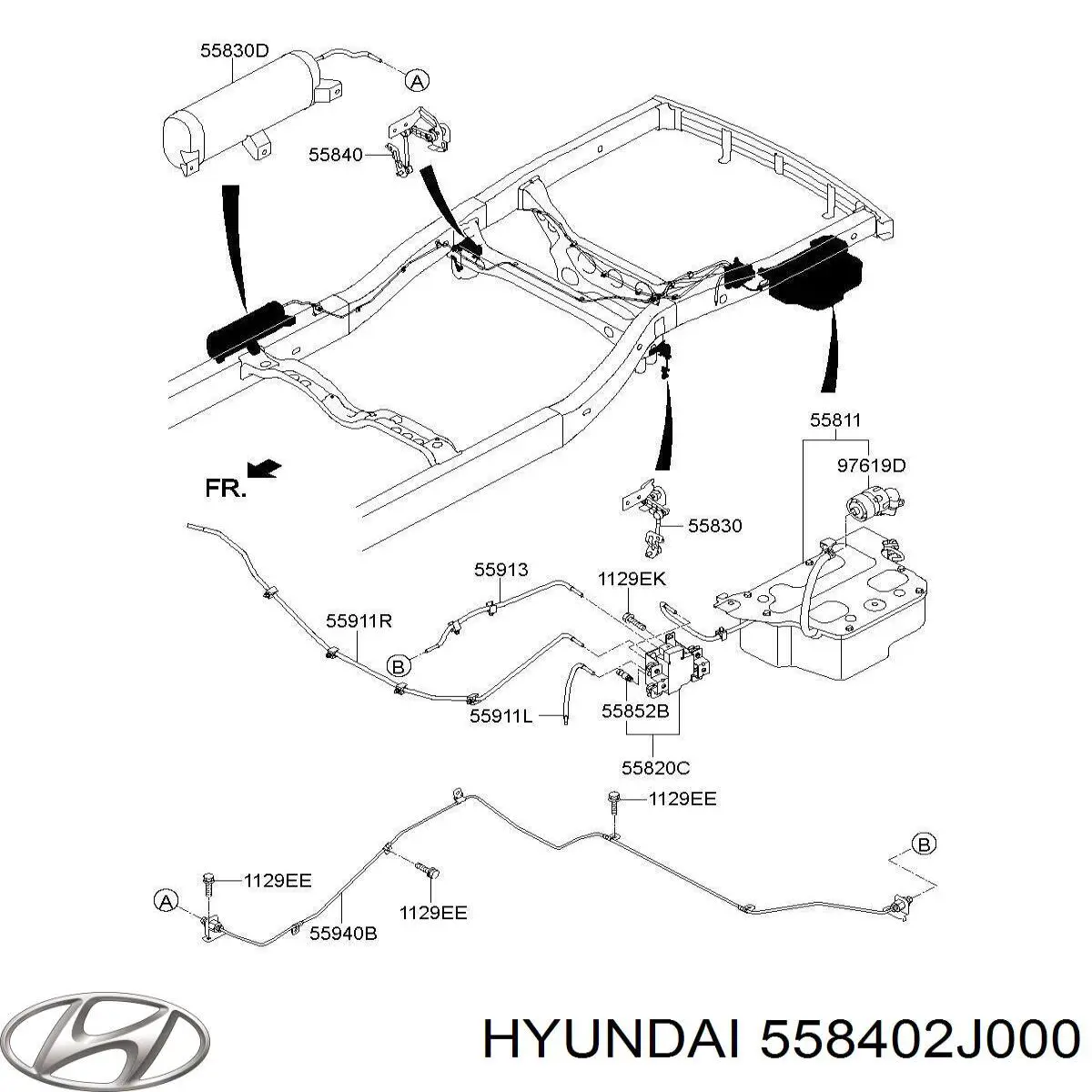 Датчик уровня положения кузова передний левый Tqparts TQ45256 цена, от 65.79 USD