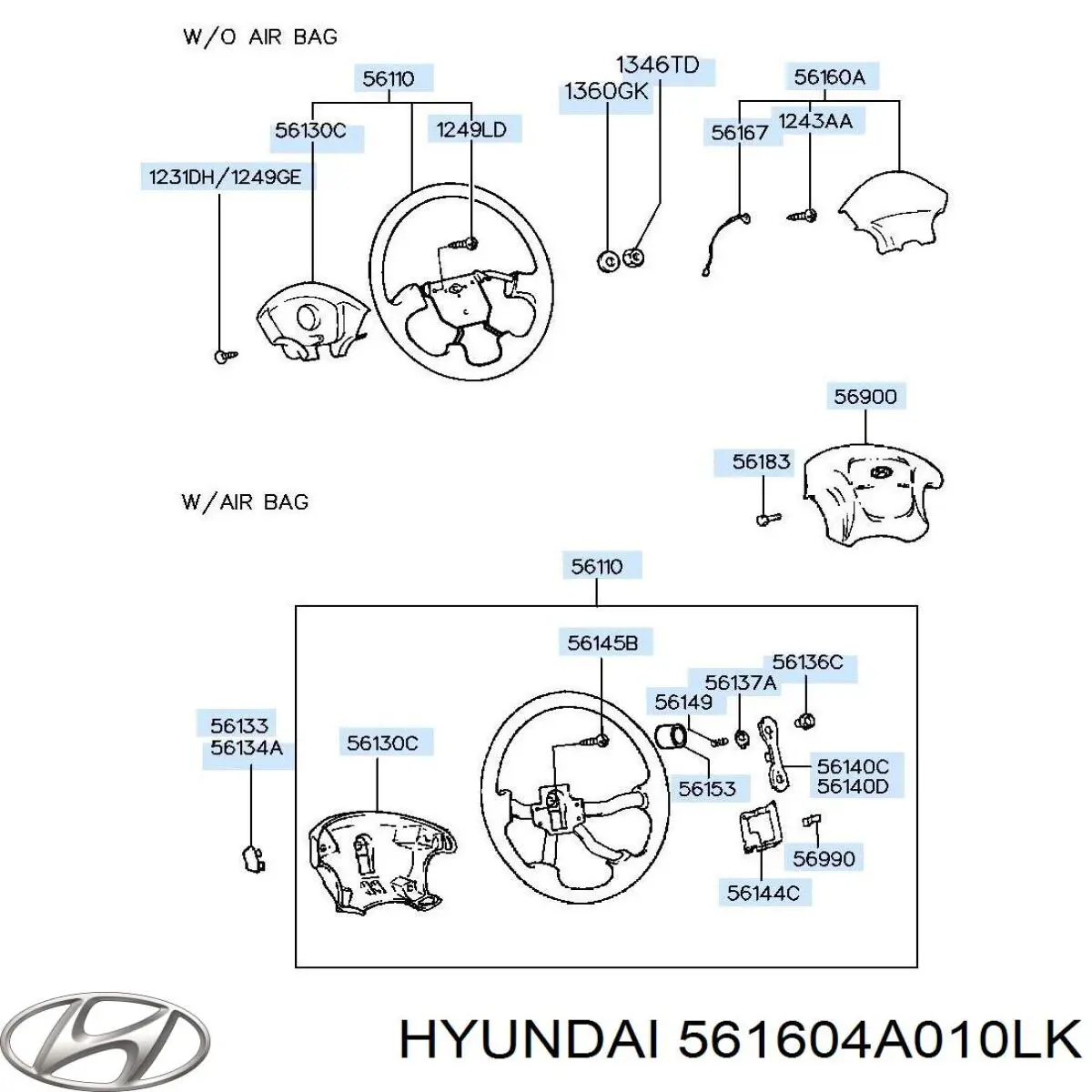 561604A010LK Hyundai/Kia 