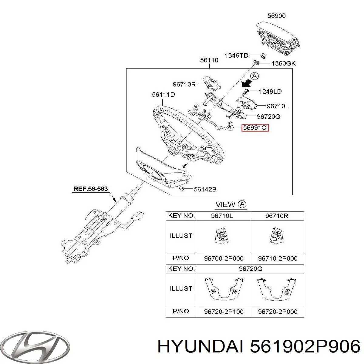  561902P906 Hyundai/Kia