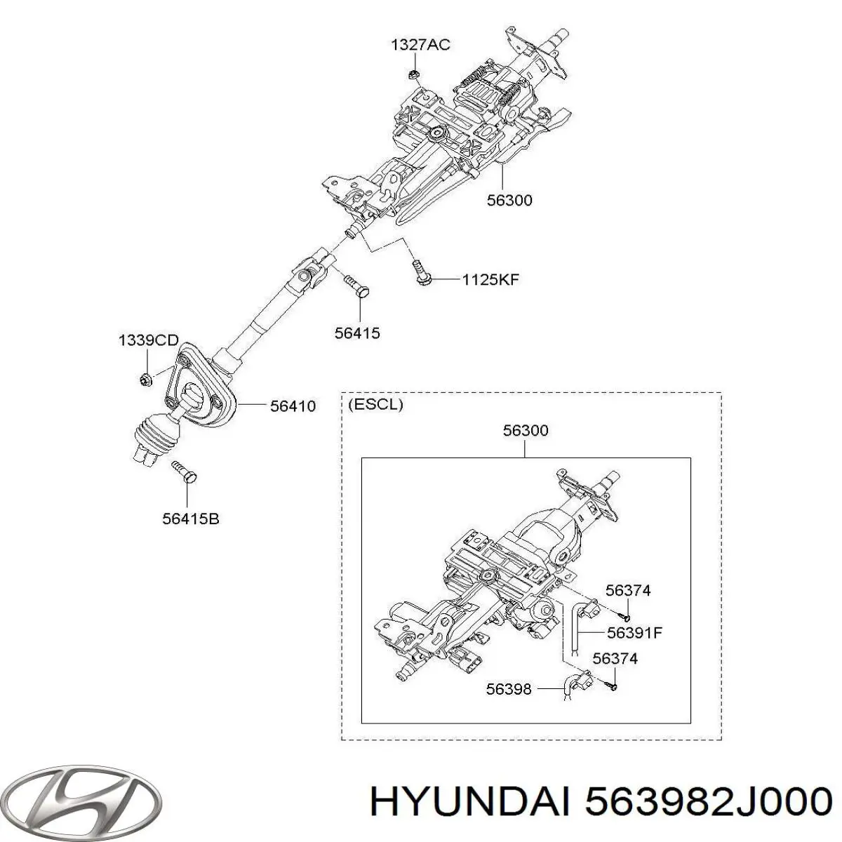  563982J000 Hyundai/Kia