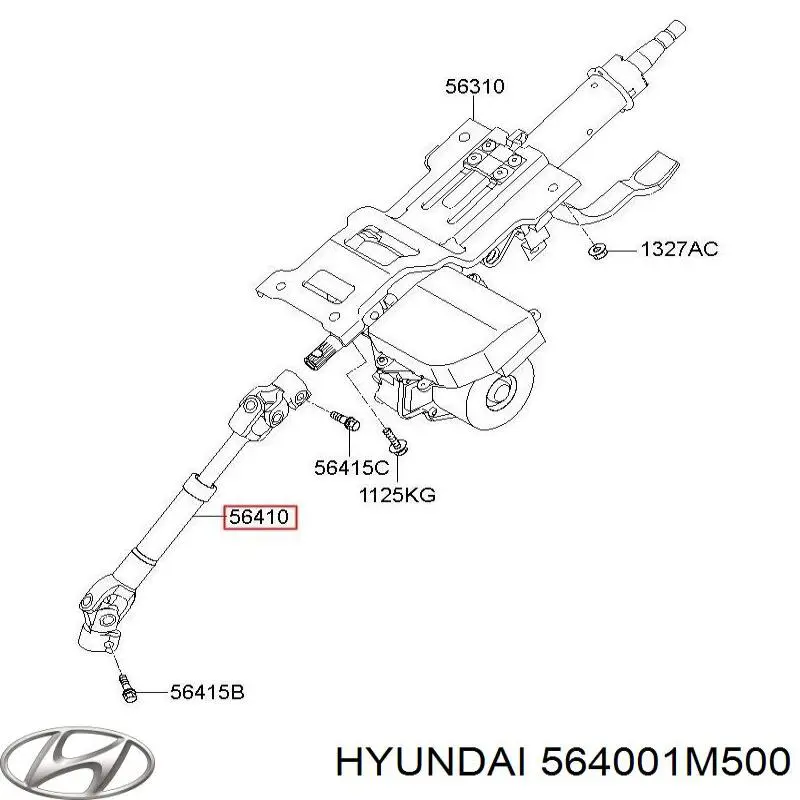Купить 564001M500 Hyundai/Kia 