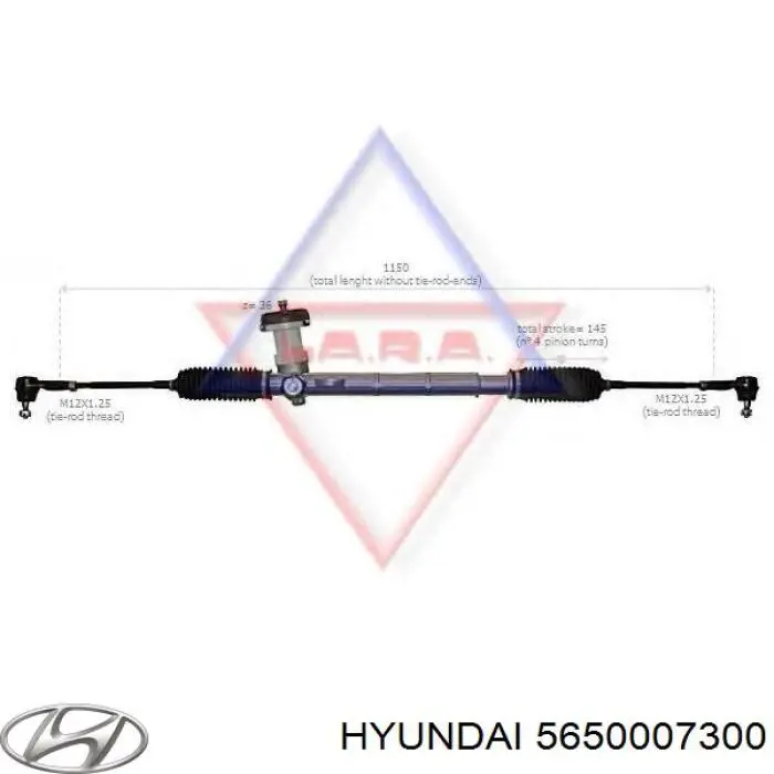 Реечный рулевой механизм Hyundai/Kia 5650007300 цена, от 127.77 USD