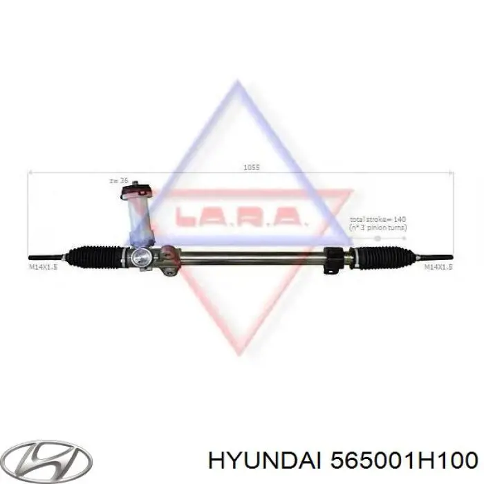 Рулевая рейка R1204B Reikanen