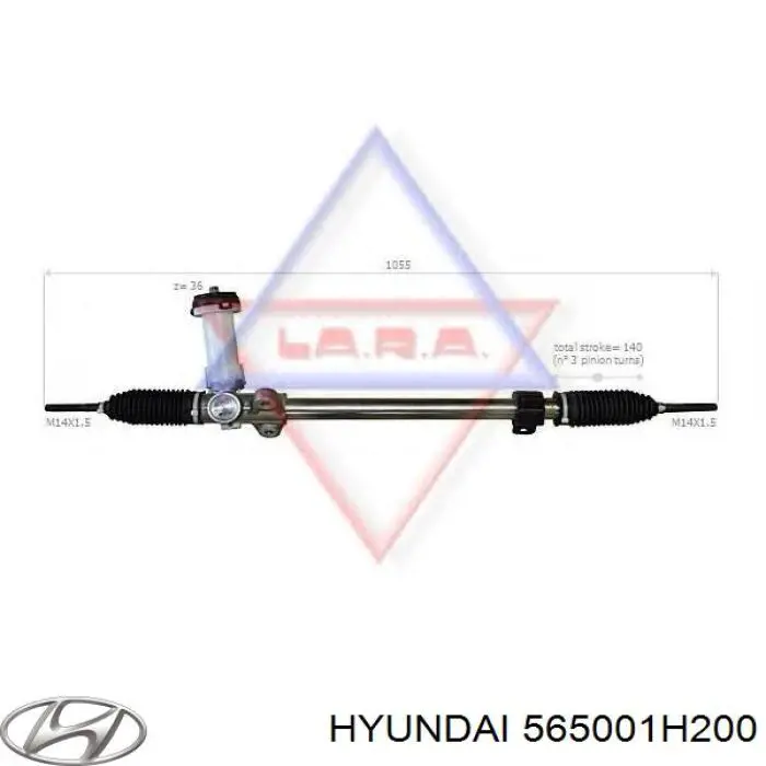 Рулевая рейка 565001H200 Hyundai/Kia