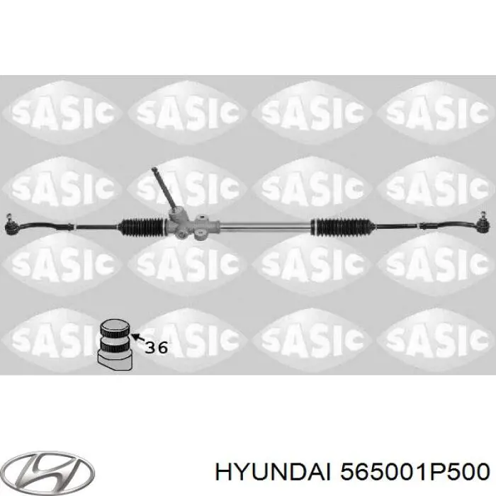 565001P502 Hyundai/Kia cremalheira da direção