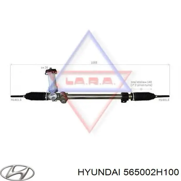 565002H100 Hyundai/Kia рулевая рейка