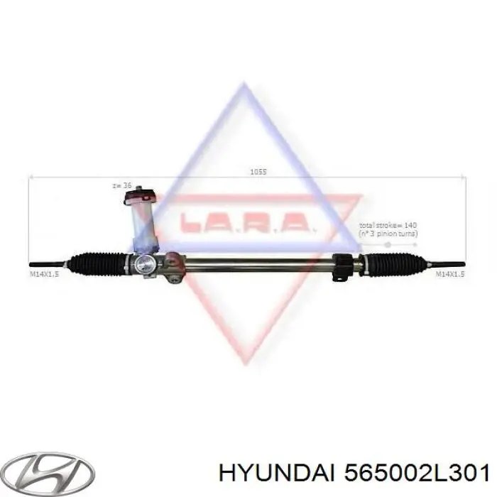 Рейка рулевая GSP SR700237