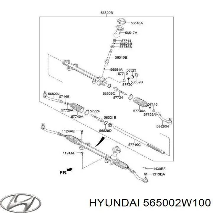 Рулевая рейка R0931 Reikanen