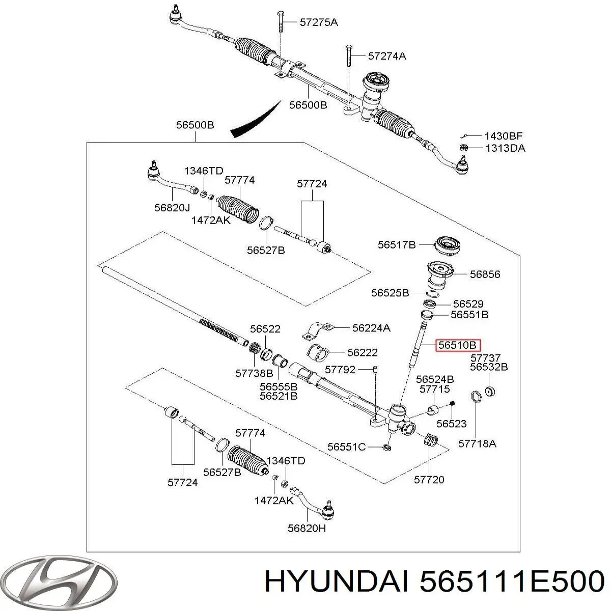  565111E500 Hyundai/Kia