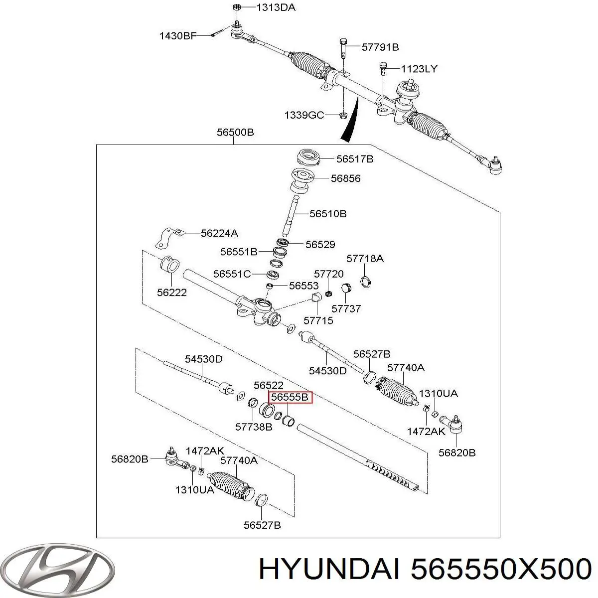 565550X500 Hyundai/Kia