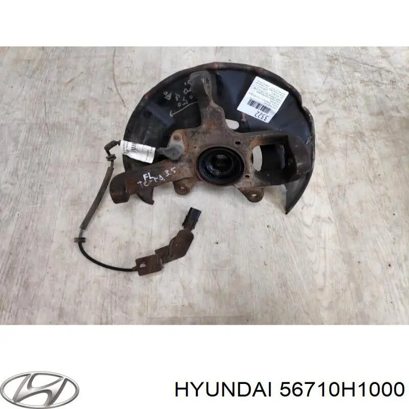 56710H1000 Hyundai/Kia pino moente (extremidade do eixo dianteiro esquerdo)