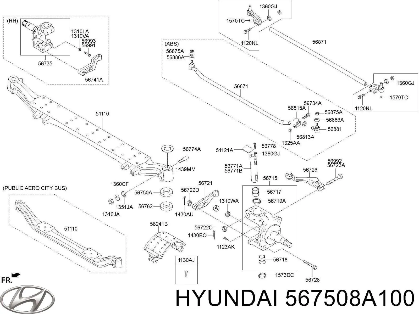  567508A100 Hyundai/Kia