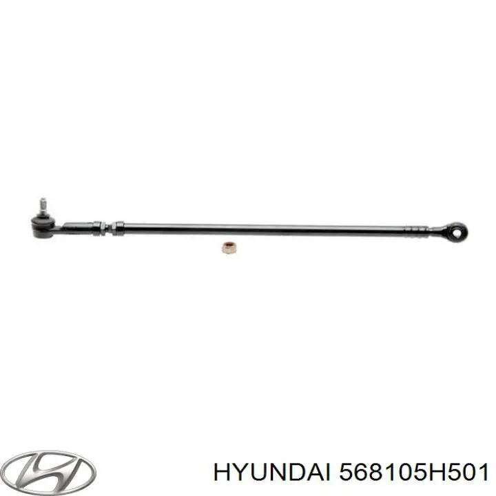 Тяга рулевая передней подвески продольная Hyundai/Kia 568105H501 цена, от 264.79 USD