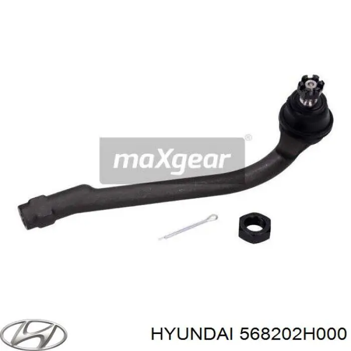 Наконечник рулевой тяги, внешний Hyundai/Kia 568202H000