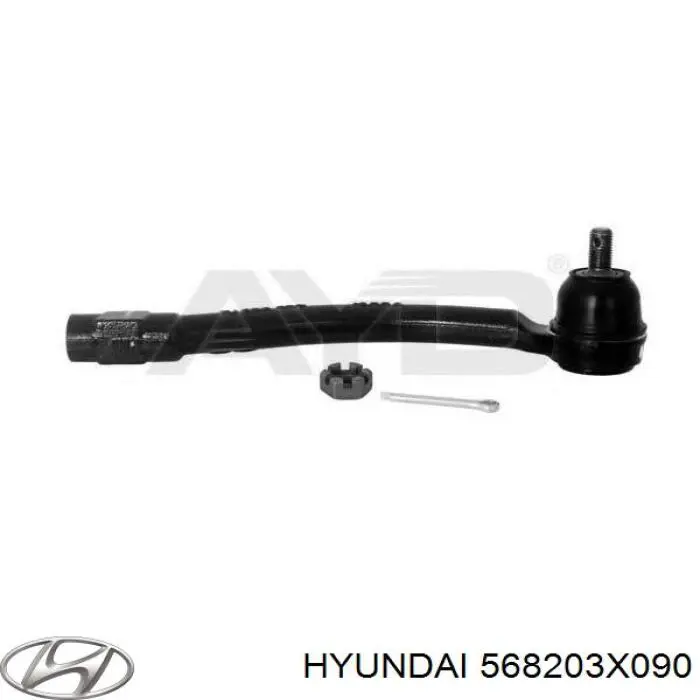 Рулевой наконечник Hyundai/Kia 568203X090 цена, от 19.64 USD