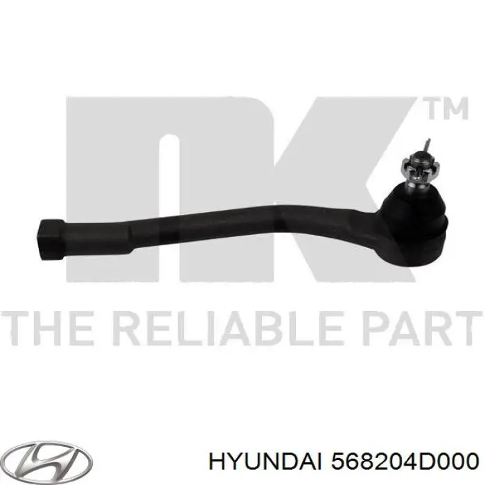 Рулевой наконечник Hyundai/Kia 568204D000 цена, от 16.29 USD