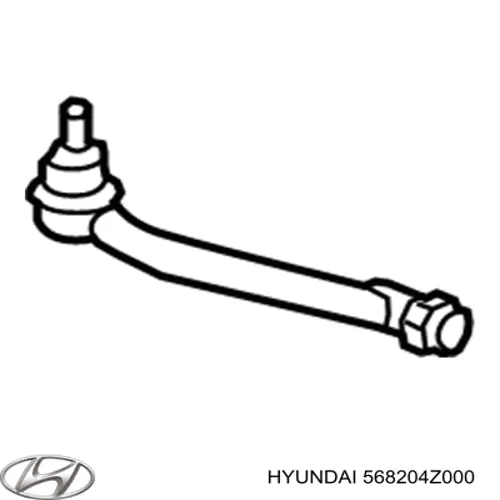 Рулевой наконечник Hyundai/Kia 568204Z000 цена, от 11.94 USD