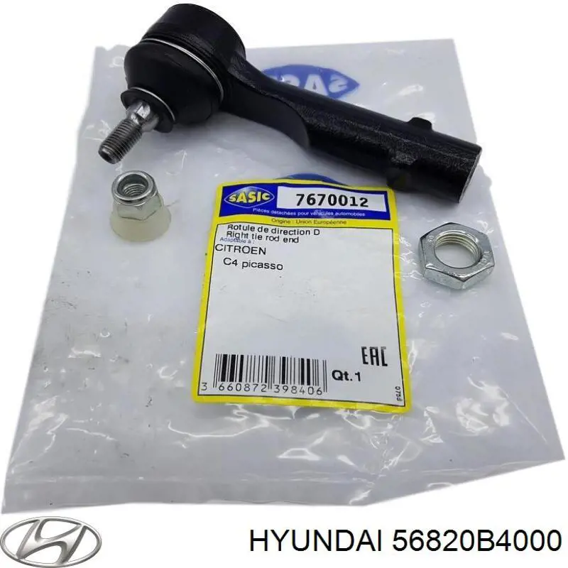 Рулевой наконечник Hyundai/Kia 56820B4000 цена, от 10.12 USD