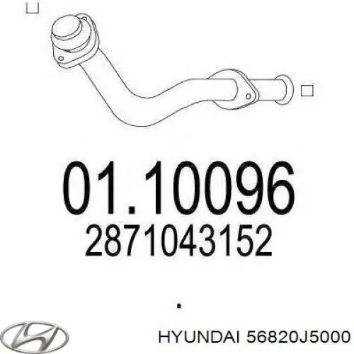 Рулевой наконечник HYUNDAI 56820J5000