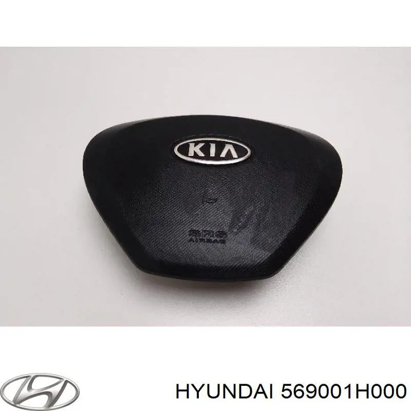 569001H000 Hyundai/Kia подушка безопасности (airbag водительская)