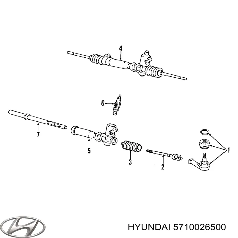 5710026500 Hyundai/Kia ГУР руля