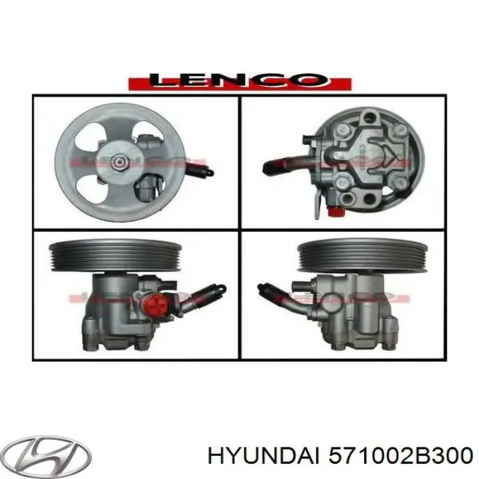 Купить 571002B300 Hyundai/Kia Насос рулевого управления