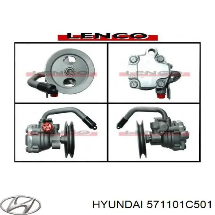 Купить 571101C501 Hyundai/Kia Насос рулевого управления