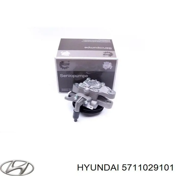 Насос ГУР 5711029101 Hyundai/Kia