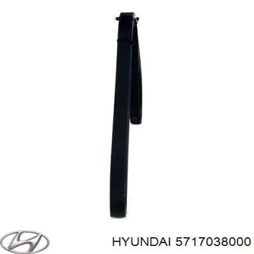 Ремень кондиционера Hyundai/Kia 5717038000
