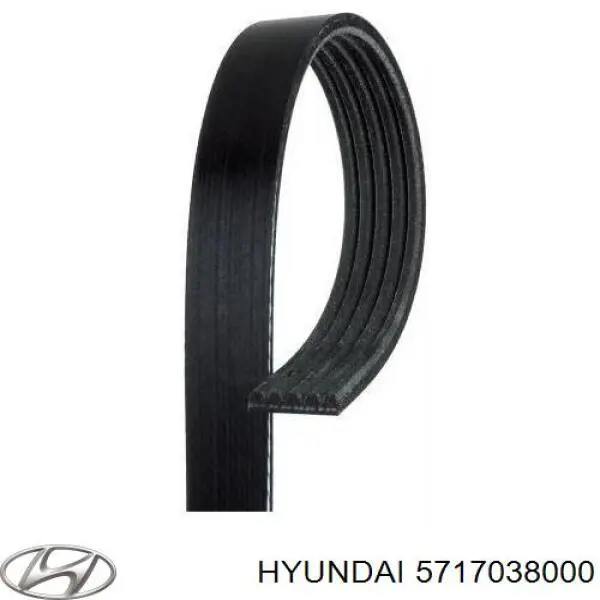 5717038000 Hyundai/Kia Поликлиновый ремень