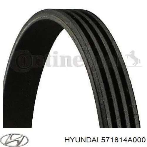 Клиновый ремень Hyundai/Kia 571814A000 цена, от 5.89 USD