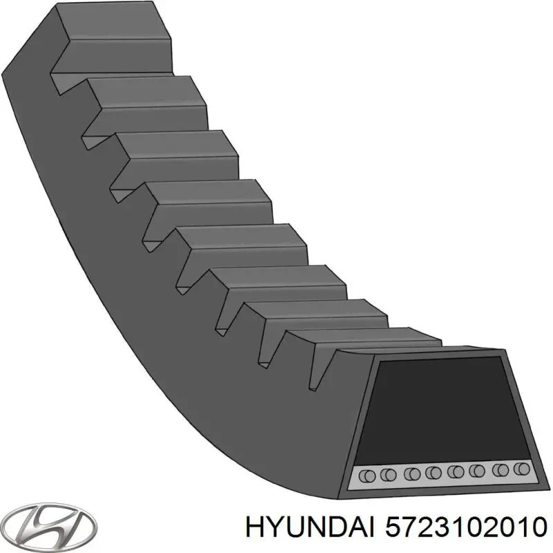 Клиновый ремень Hyundai/Kia 5723102010 цена, от 4.86 USD