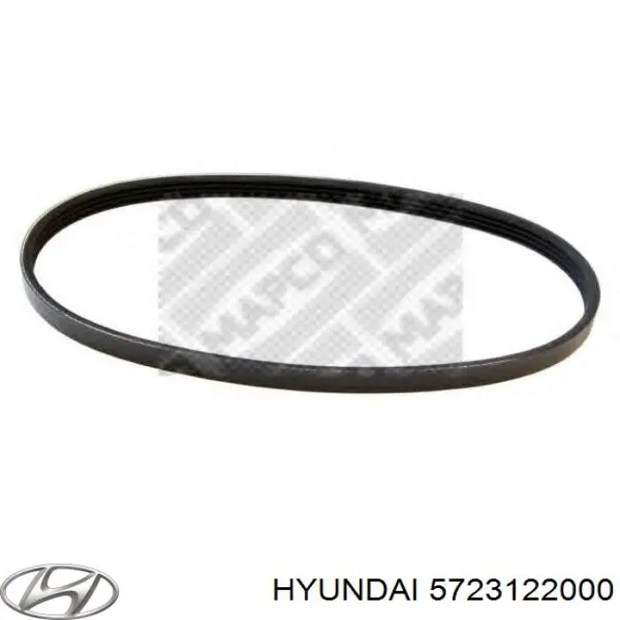 Ремень кондиционера Hyundai/Kia 5723122000