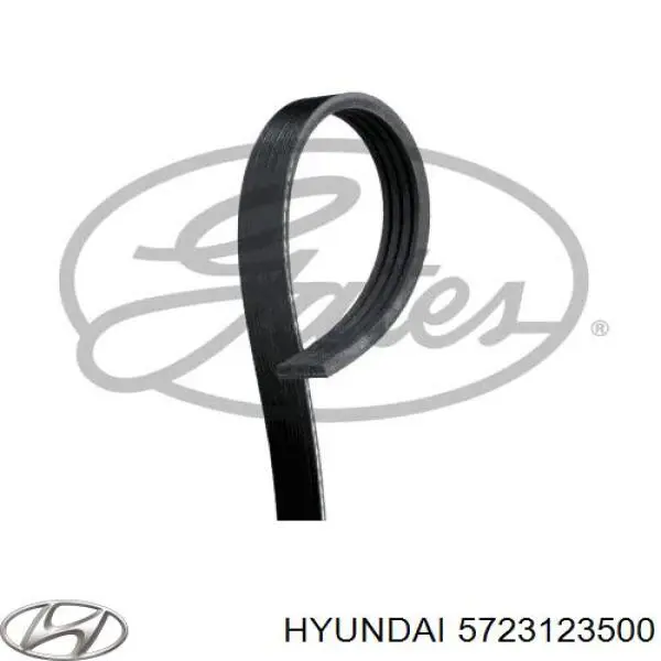 Клиновый ремень Hyundai/Kia 5723123500 цена, от 5.07 USD