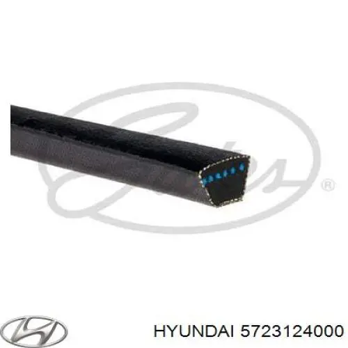 Купить 5723124000 Hyundai/Kia Ремень генератора