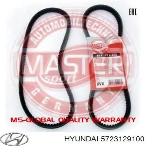 Купить 5723129100 Hyundai/Kia Ремень генератора