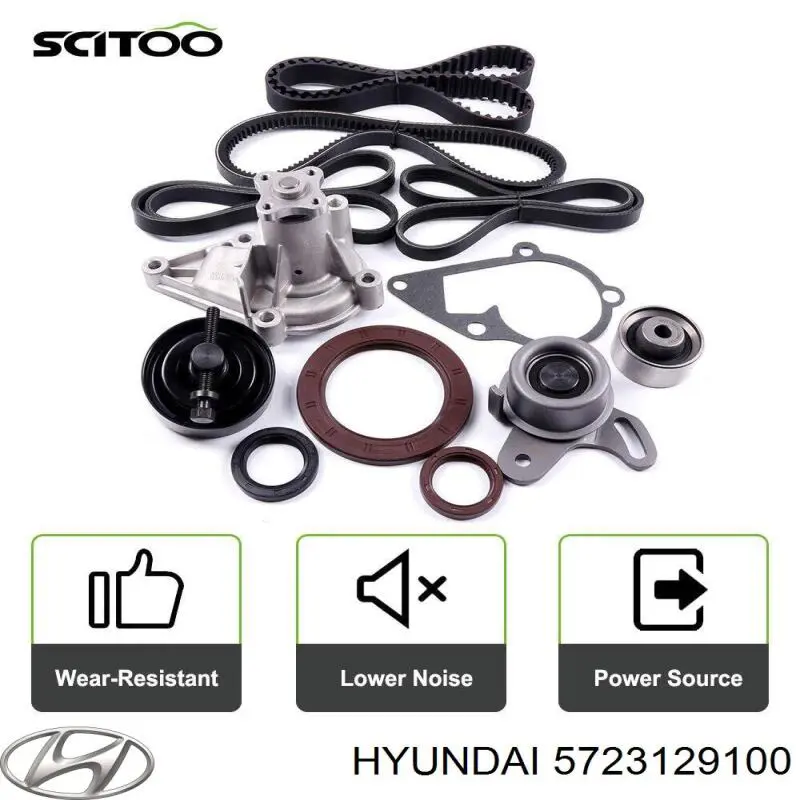 Клиновый ремень Hyundai/Kia 5723129100 цена, от 5.07 USD