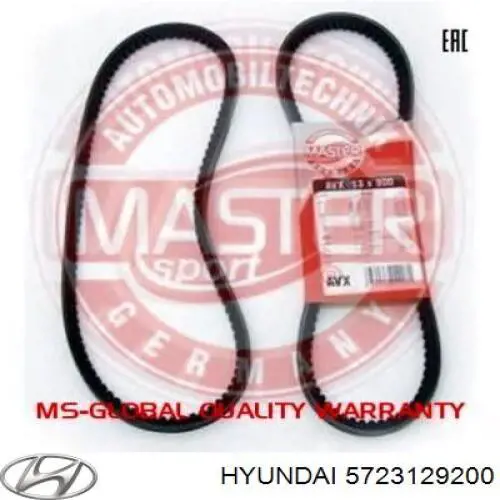 Клиновый ремень Hyundai/Kia 5723129200 цена, от 5.68 USD