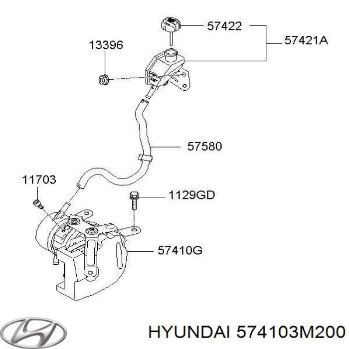  574103M200 Hyundai/Kia