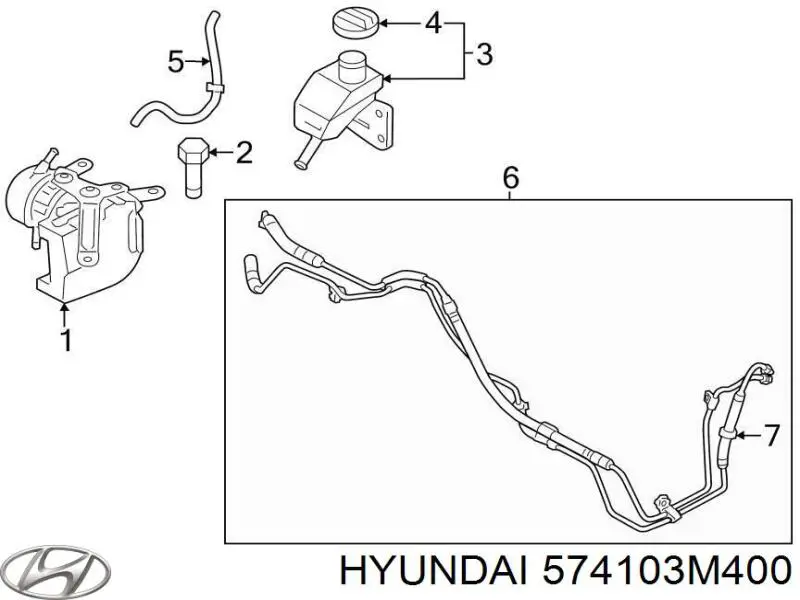  574103M400 Hyundai/Kia