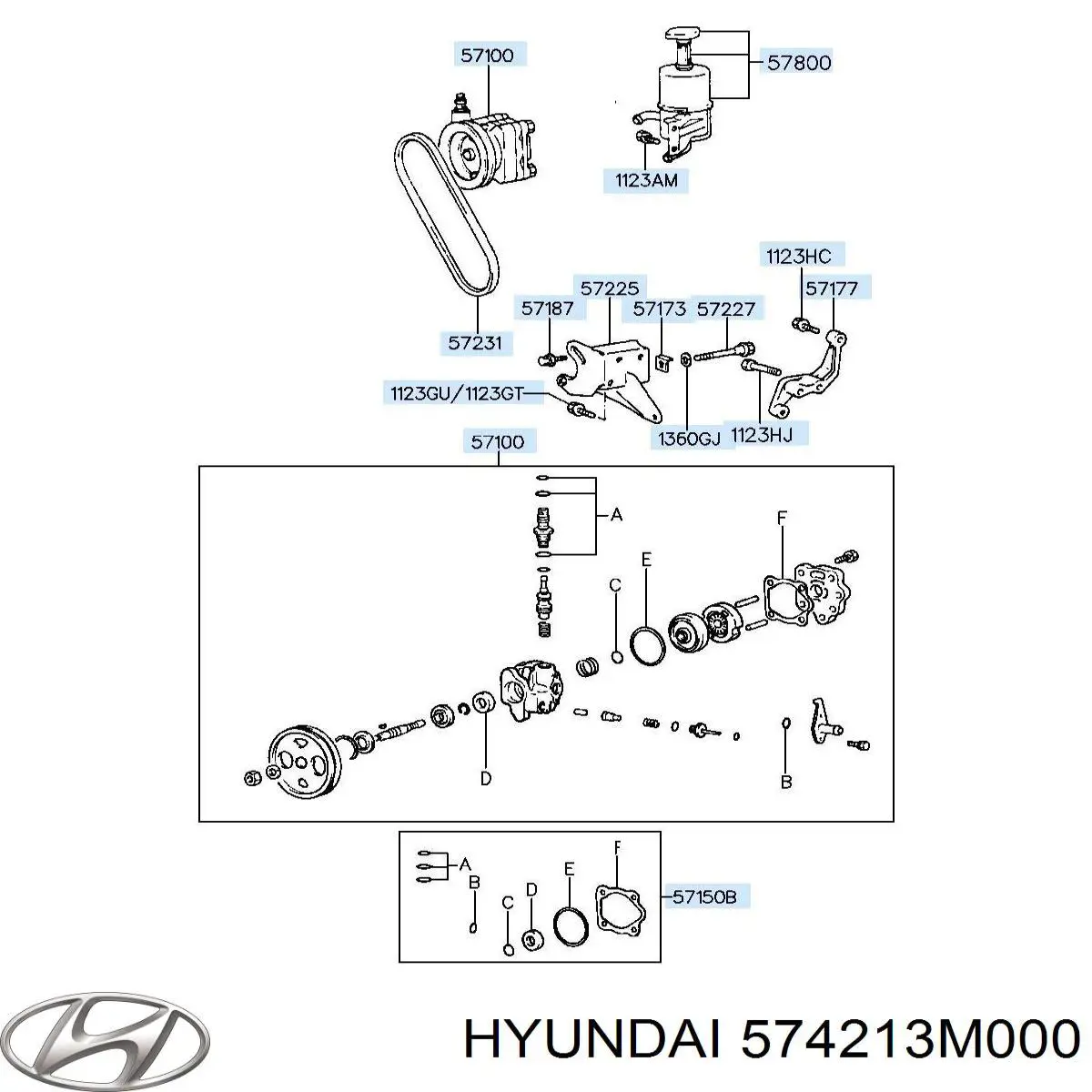 Hyundai/Kia 574213M000 цена, от 28.19 USD
