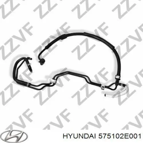 575102E001 Hyundai/Kia шланг гур высокого давления от насоса до рейки (механизма)
