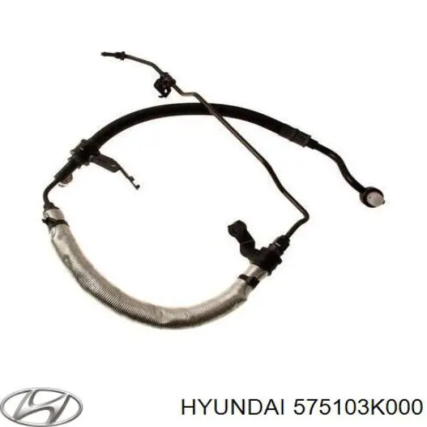 Шланг ГУР высокого давления от насоса до рейки (механизма) на Hyundai Sonata NF
