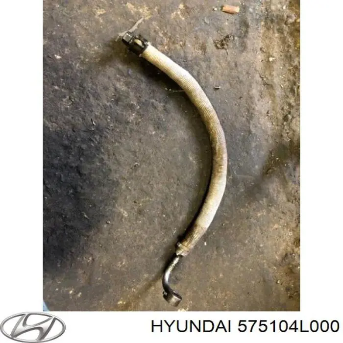575104L000 Hyundai/Kia шланг гур высокого давления от насоса до рейки (механизма)