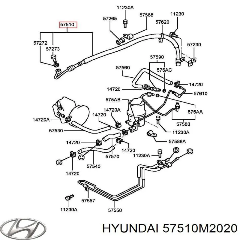  57510M2020 Hyundai/Kia