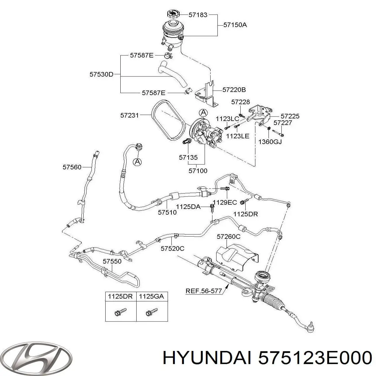  Hyundai/Kia 575123E000 цена, от 6.64 USD