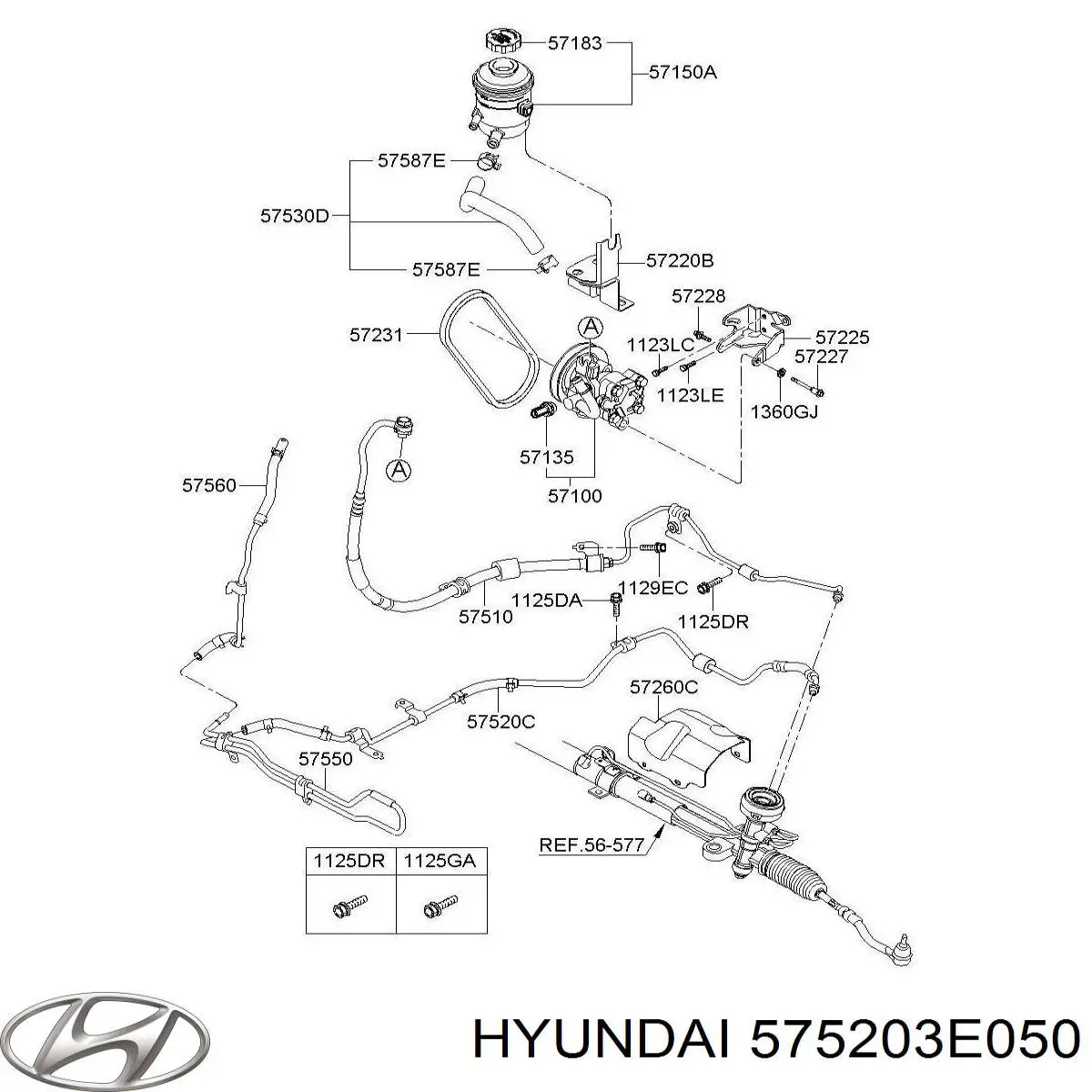  Hyundai/Kia 575203E050 цена, от 73.83 USD
